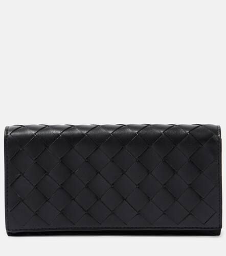 Intrecciato Large leather wallet - Bottega Veneta - Modalova