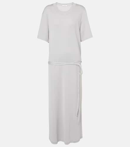 Belted cotton jersey maxi dress - Lemaire - Modalova