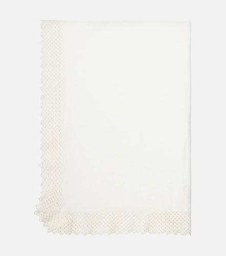Mantel de lino con macramé - Once Milano - Modalova