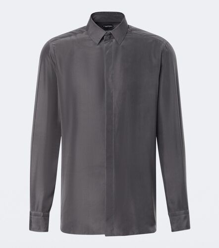 Tom Ford Camisa de sarga de seda - Tom Ford - Modalova