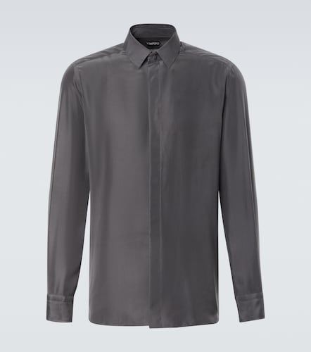 Camisa Enzyme de sarga de seda - Tom Ford - Modalova