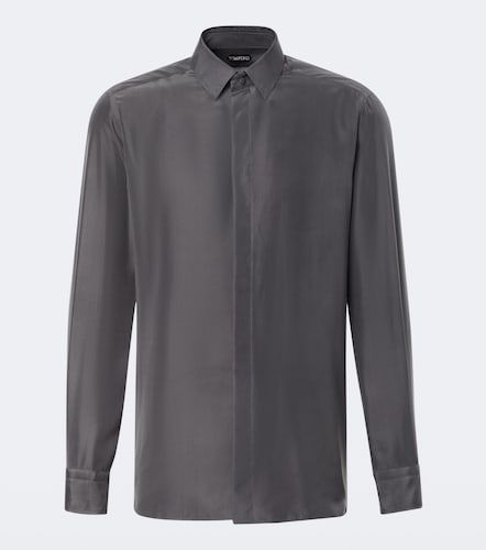 Hemd Enzyme aus Seiden-Twill - Tom Ford - Modalova