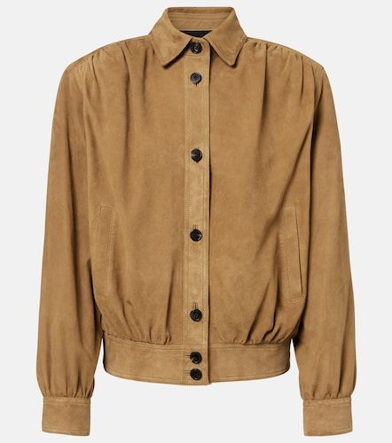 Saint Laurent Gathered suede jacket - Saint Laurent - Modalova