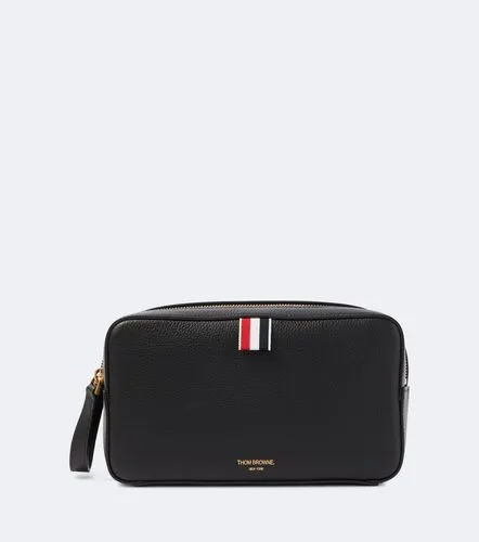 Kosmetiktasche aus Leder - Thom Browne - Modalova