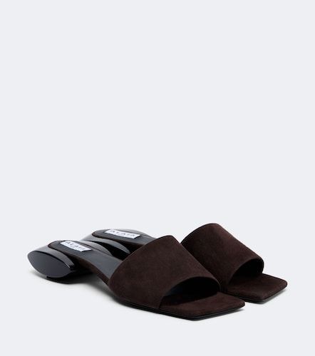 Alaia Ellipse suede mules - Alaia - Modalova