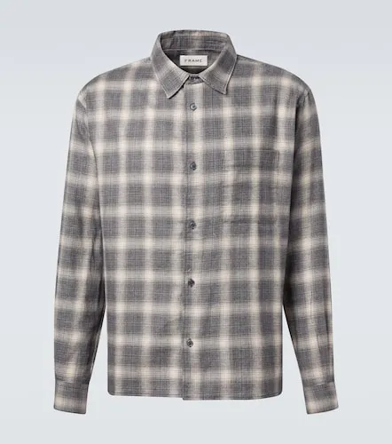 Frame Camisa de algodón a cuadros - Frame - Modalova
