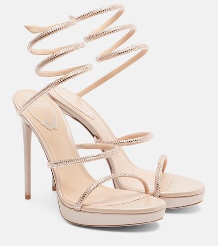 Cleo embellished satin sandals - Rene Caovilla - Modalova