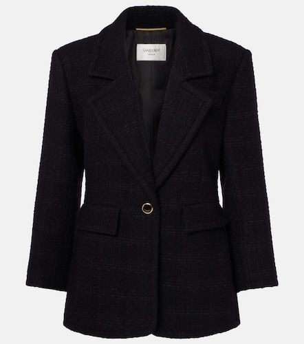 Wool-blend tweed jacket - Saint Laurent - Modalova