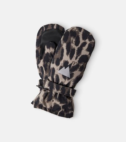 Manoplas de esquí con estampado de leopardo - Molo - Modalova