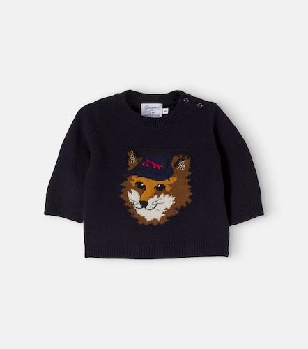 Bebé - x Maison Kitsuné jersey de lana en jacquard - Bonpoint - Modalova