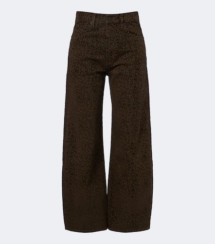 Low-Rise Barrel Jeans Bow Crop - Frame - Modalova