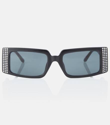 Crystal-embellished square sunglasses - Magda Butrym - Modalova