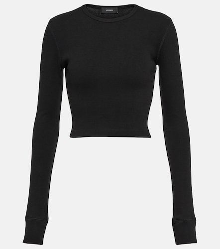 X Hailey Bieber crop top mezcla de algodón - Wardrobe.NYC - Modalova