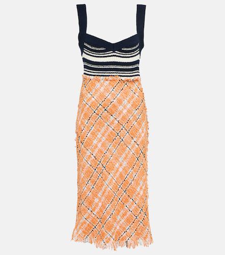 Patterned cotton-blend midi dress - Marni - Modalova