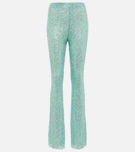 Beaded high-rise flared pants - Self-Portrait - Modalova