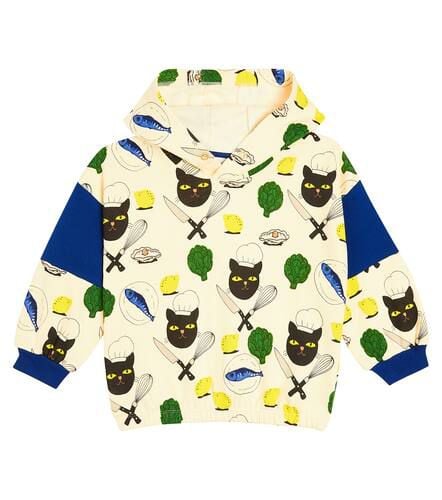 Chef Cat cotton jersey hoodie - Mini Rodini - Modalova