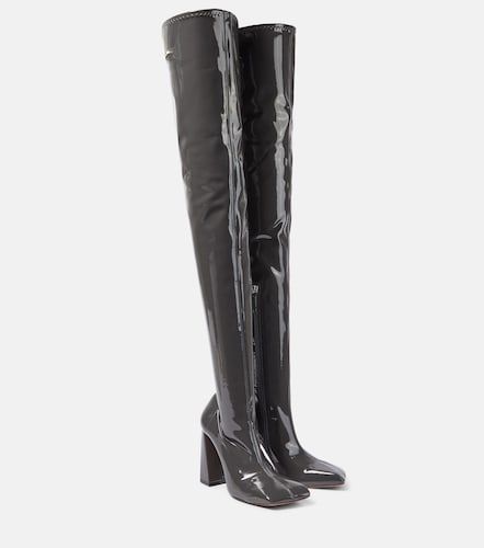 Botas Marine Stretch 95 de látex - Amina Muaddi - Modalova