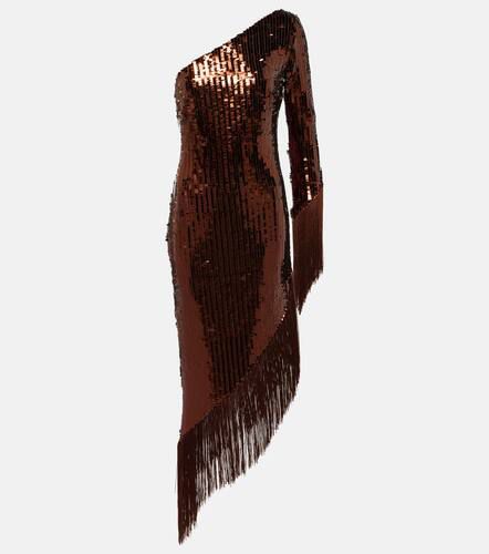 Aventador Disco sequined fringed midi dress - Taller Marmo - Modalova