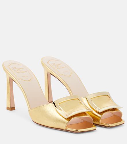 Trumpet metallic leather mules - Roger Vivier - Modalova