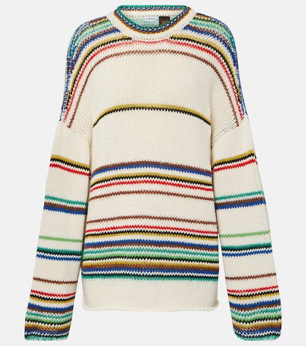 Loewe Striped cotton-blend sweater - Loewe - Modalova