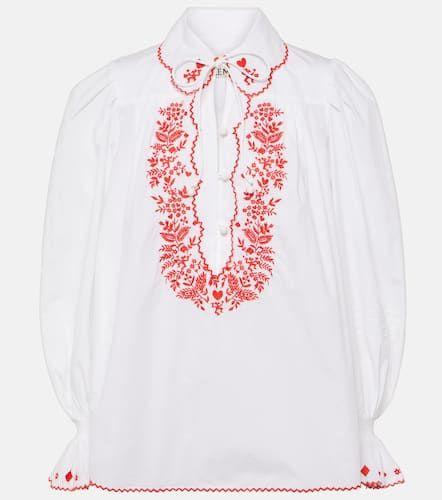 AlÃ©mais Hearts embroidered cotton shirt - Alemais - Modalova