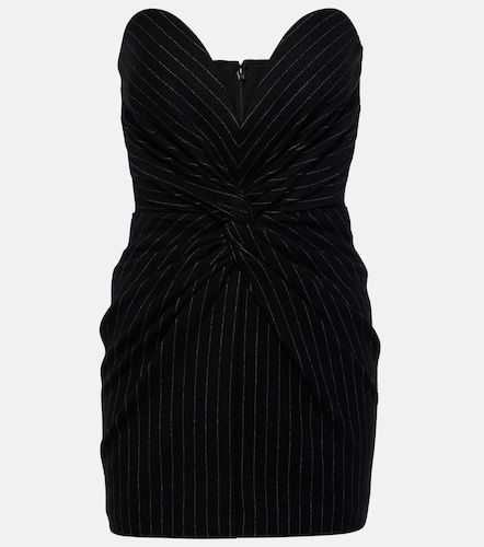 Abito corto off-shoulder a righe - Alex Perry - Modalova