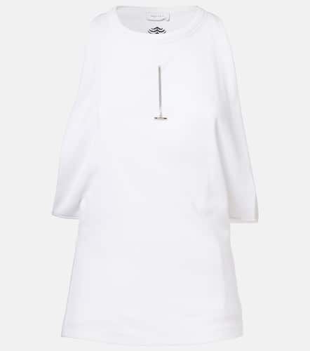 Alexander McQueen Draped cotton top - Alexander McQueen - Modalova