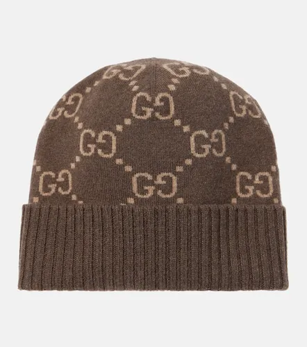 Gorro de cachemir con GG en jacquard - Gucci - Modalova