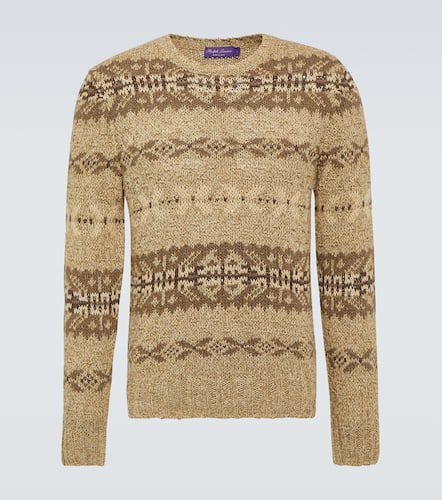 Fair Isle silk and wool sweater - Ralph Lauren Purple Label - Modalova