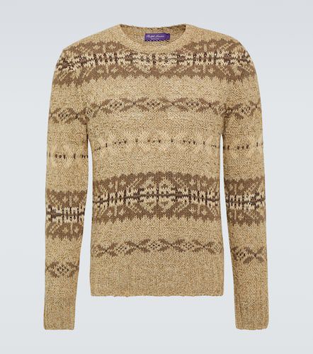 Jersey Fair Isle de seda y lana - Ralph Lauren Purple Label - Modalova