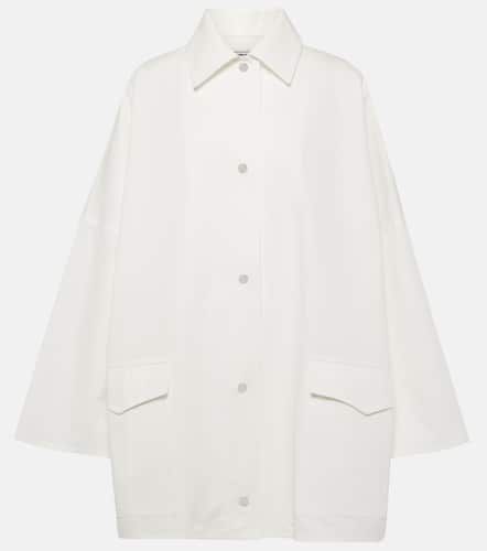 Oversized cotton twill jacket - Toteme - Modalova