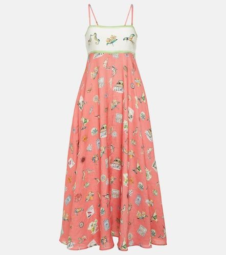 AlÃ©mais Printed linen maxi dress - Alemais - Modalova