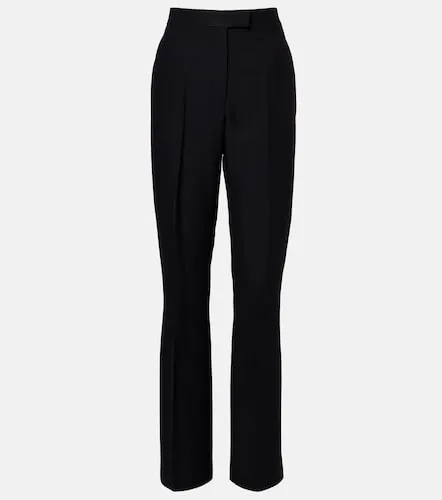 Gerade High-Rise-Hose aus Faille - Ferragamo - Modalova