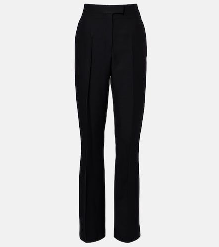 Pantaloni regular in faille a vita alta - Ferragamo - Modalova