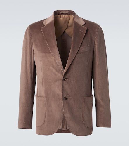 Blazer in velluto di cotone a coste - Lardini - Modalova