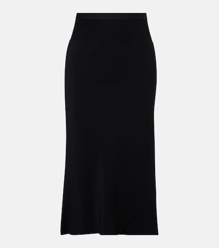 Rick Owens Falda midi de charmeuse - Rick Owens - Modalova