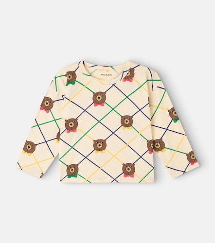 Camiseta Bear Check en mezcla de algodón - Mini Rodini - Modalova