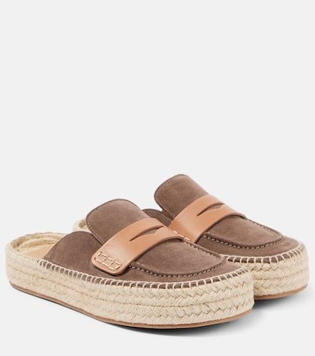 Suede espadrille loafers - JW Anderson - Modalova