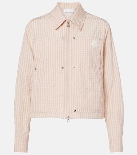 Moncler Gingham cotton-blend jacket - Moncler - Modalova