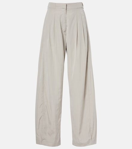 Pantaloni a gamba larga Iven in misto seta - The Row - Modalova