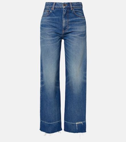 Chloé Jeans anchos cropped con efecto desgastado - Chloe - Modalova