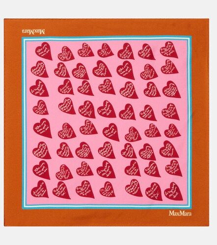 Pañuelo de sarga de seda estampado - Max Mara - Modalova