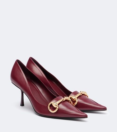 Pumps Helena Horsebit aus Leder - Gucci - Modalova