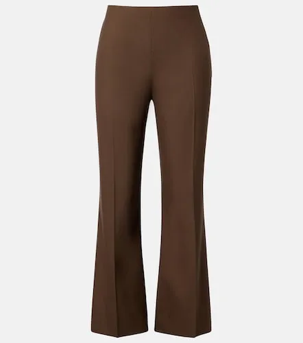 Walter cropped virgin wool flared pants - Khaite - Modalova