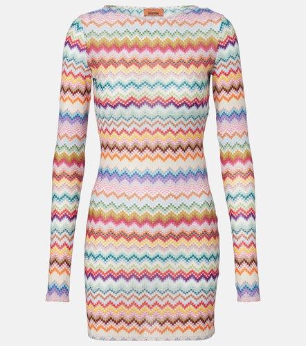 Abito corto a zig zag con lamé - Missoni - Modalova