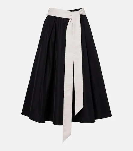 Baschi pleated cotton-blend midi skirt - 'S Max Mara - Modalova