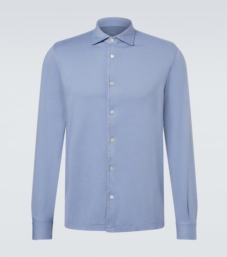 Camisa Jason de jersey de algodón - Fedeli - Modalova