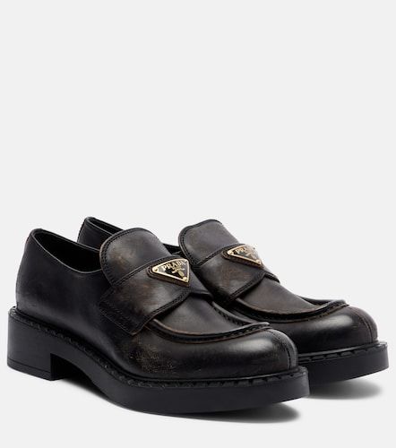 Prada Leather penny loafers - Prada - Modalova