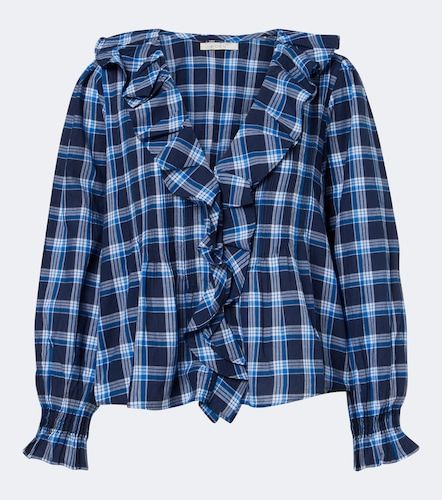 Dôen Blusa Hardy in cotone a quadri con volant - Doen - Modalova