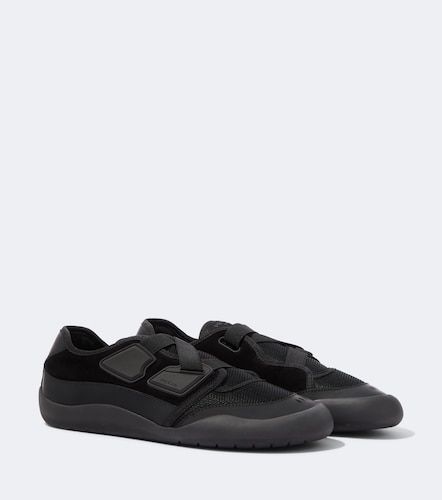 Speedrock leather-trimmed sneakers - Prada - Modalova
